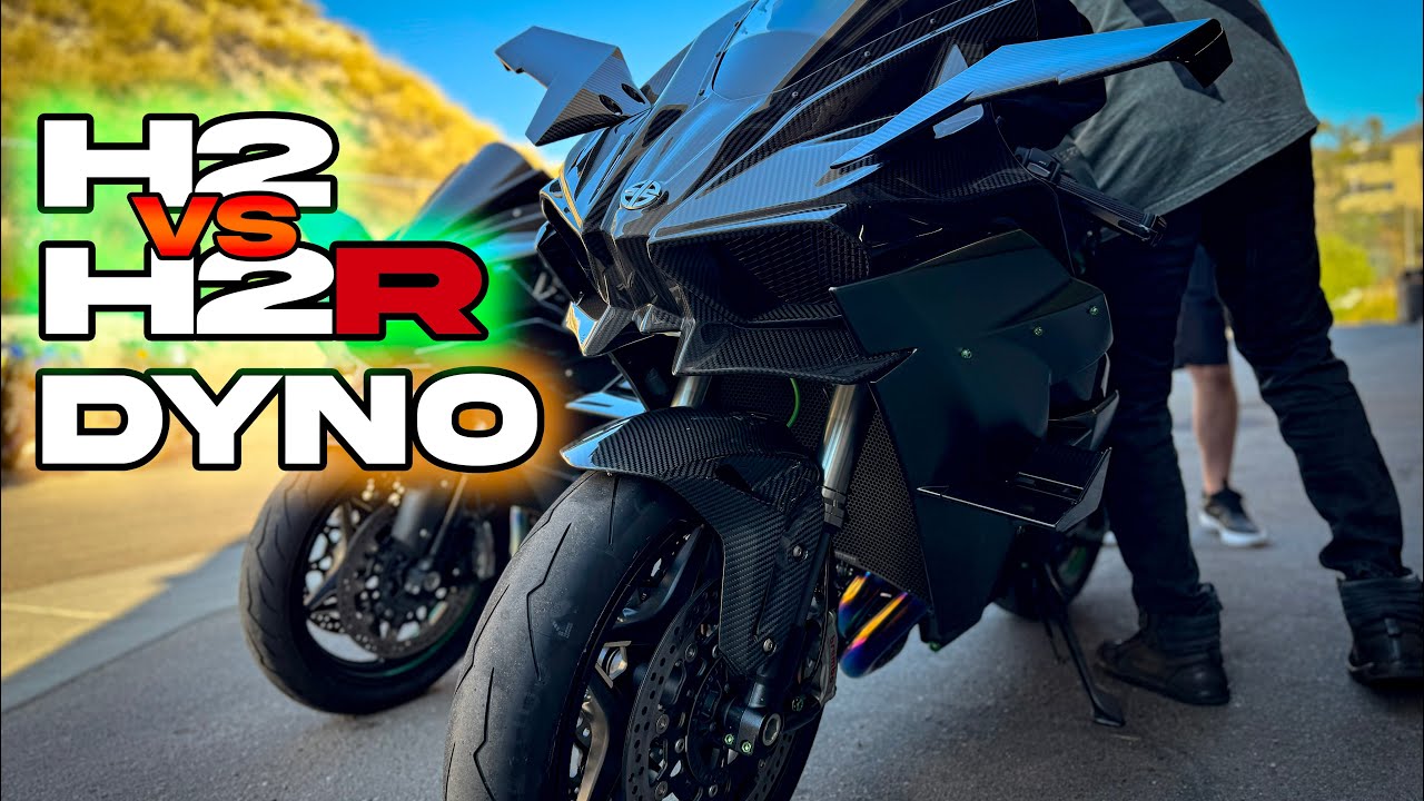 Legal-vs.-Illegal-on-the-Road Ninja Kawasaki H2 vs. Ninja Kawasaki H2R