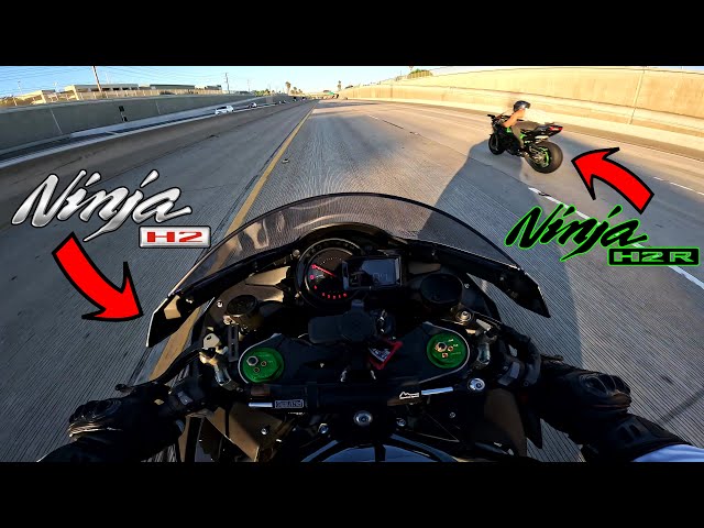 Track-Performance-vs.-Street-Use Ninja Kawasaki H2 vs. Ninja Kawasaki H2R